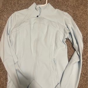 Lululemon define jacket Luon no hood light blue